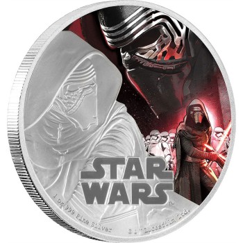 Star Wars Episode VII 1 Oz Silver Coin Kylo Ren